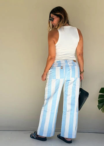 Osiris Blue Stripe Denim Pants