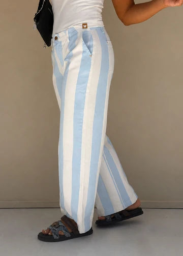 Osiris Blue Stripe Denim Pants