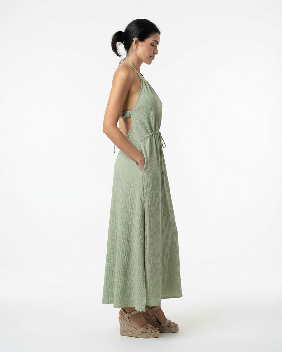 Lorette Dress Green