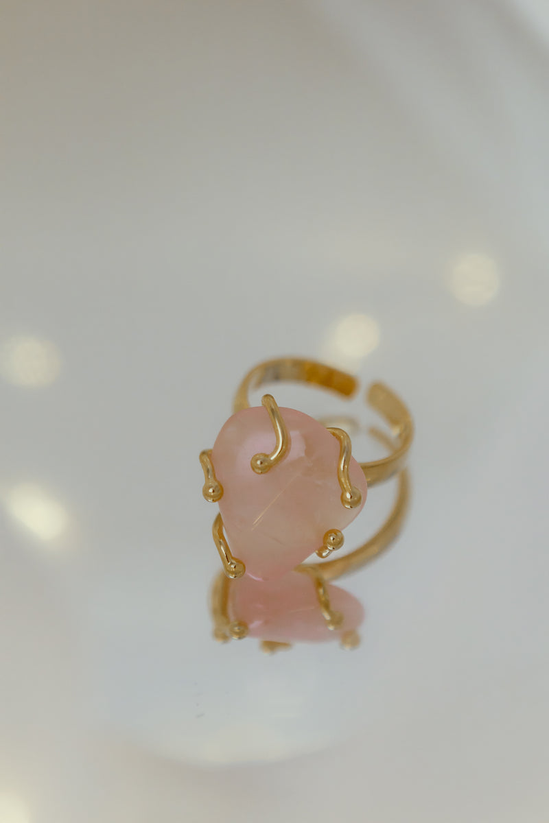 Rose Quartz Ring