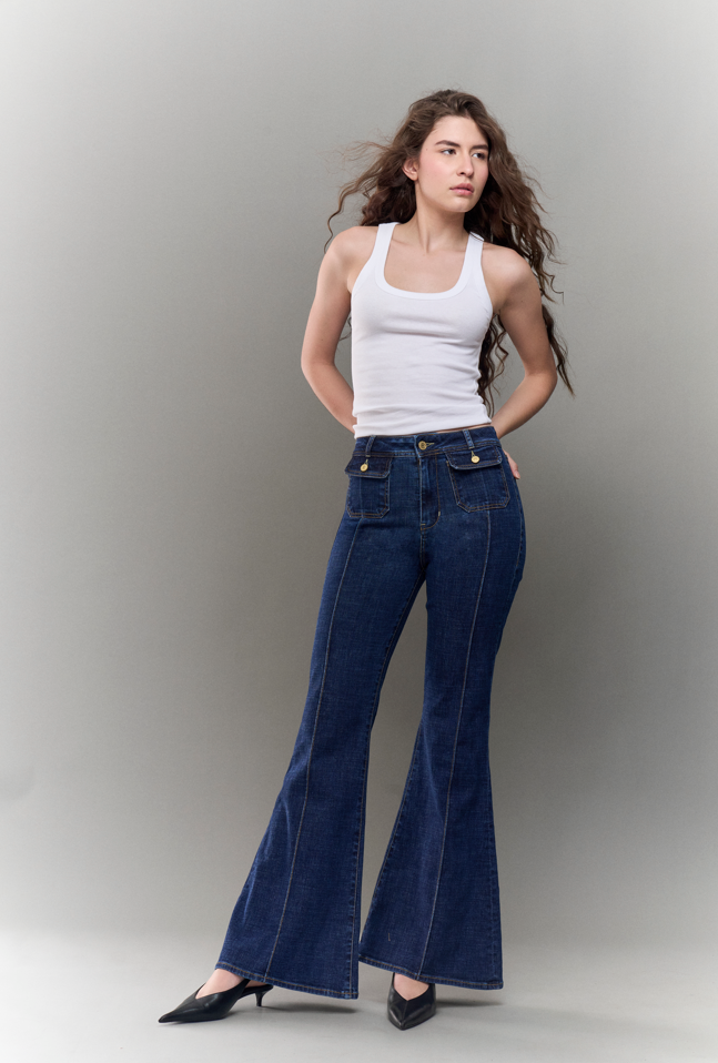 JEAN FLARE HIGH RISE