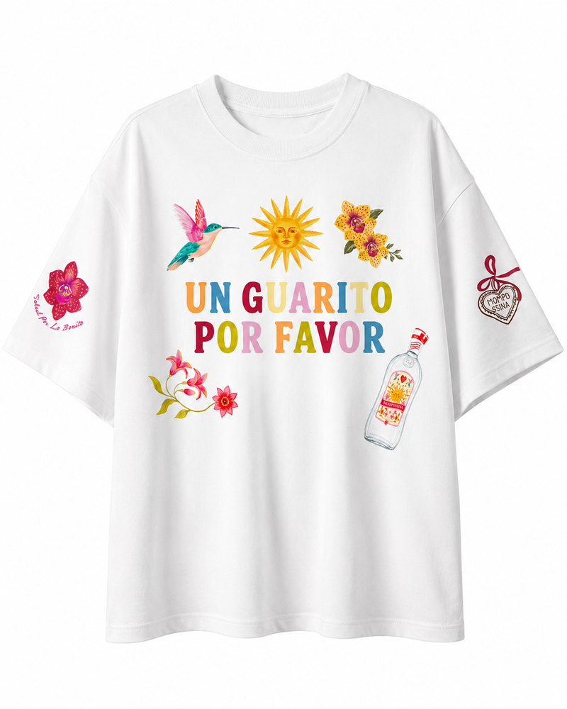 Un Guarito Por Favor T shirt white