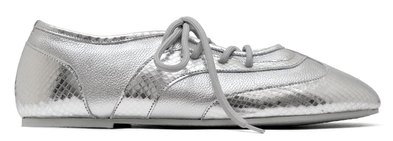 Tenis Baleta Sienna Folia Plata
