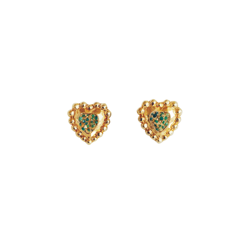 This Kind of Love Earrings Stone: Raw Ruby