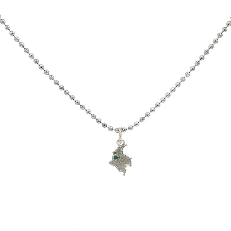 Map of Love Necklace Gold