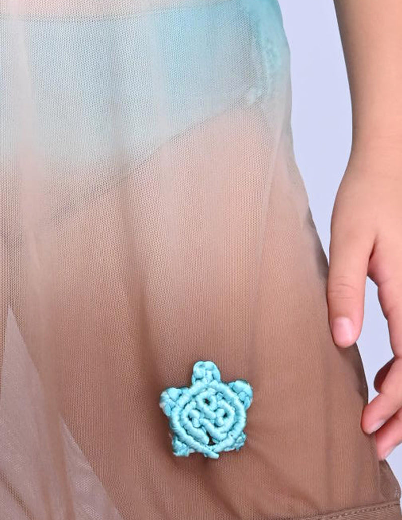 Ara Dress Opal Green + Browm