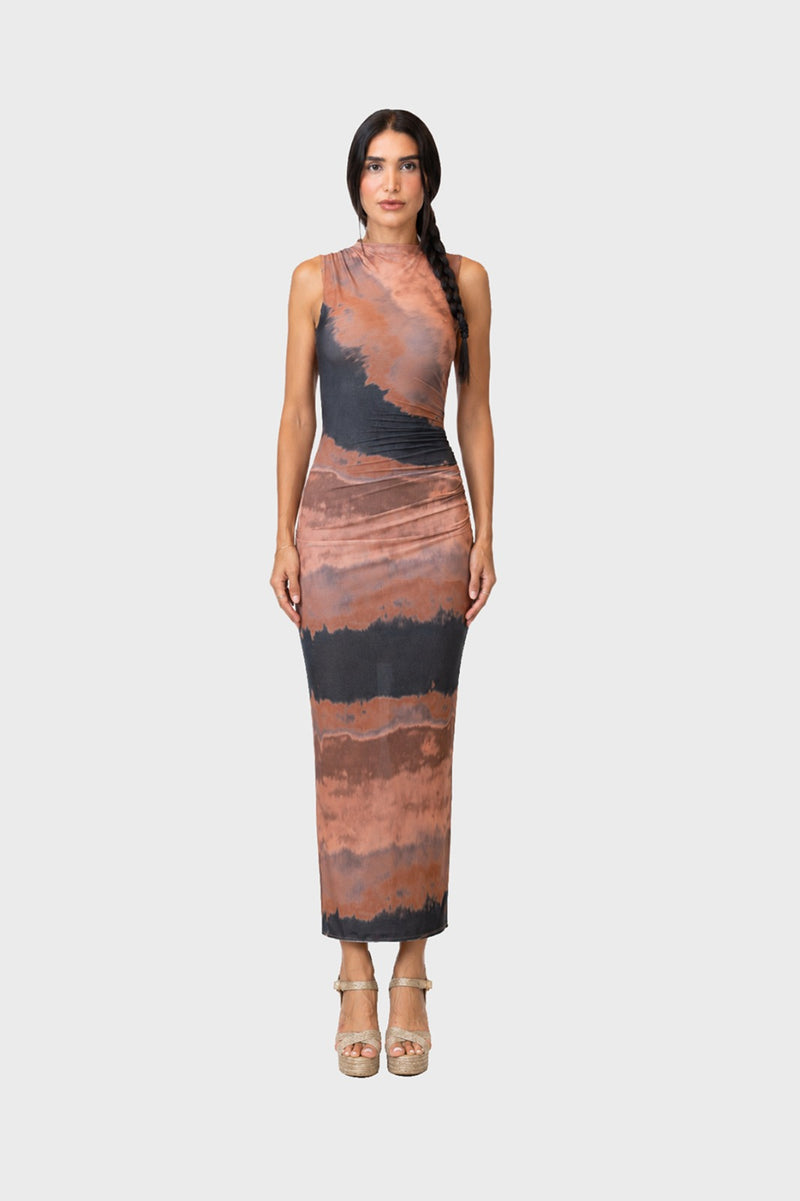 Oceado Dress Brown