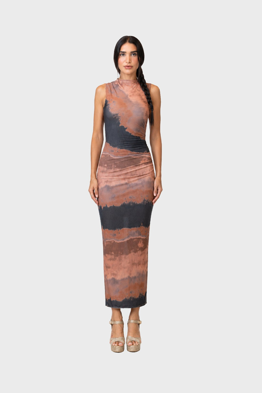 Oceado Dress Brown