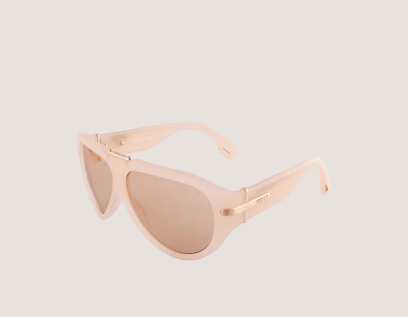 Monaco acetate sunglasses Nude Brown