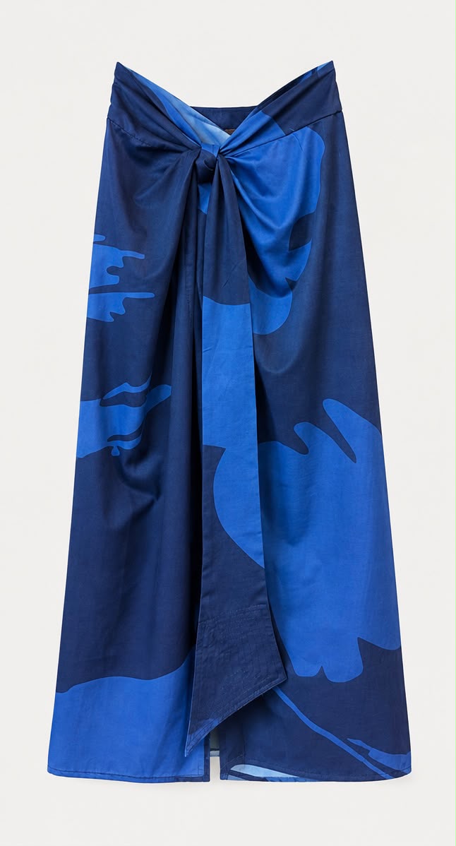 SATIN MAXI SKIRT