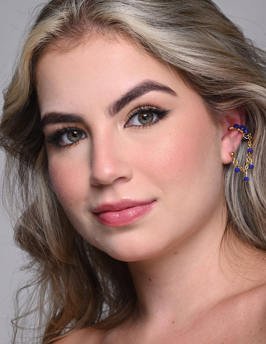 Haze Earring Blue King. Earring In Blue King
