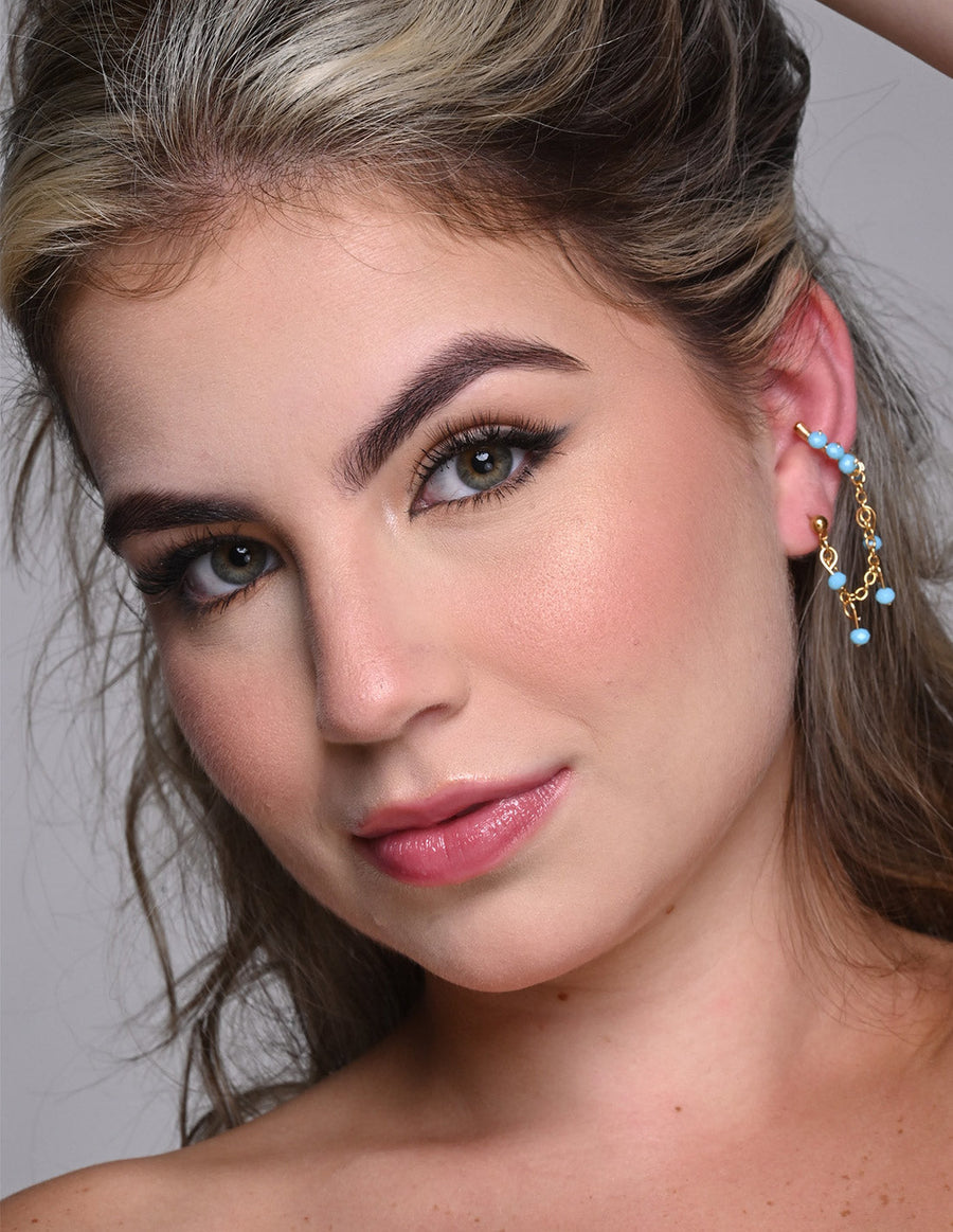 Haze Earring Turquoise. Earring In Turquoise