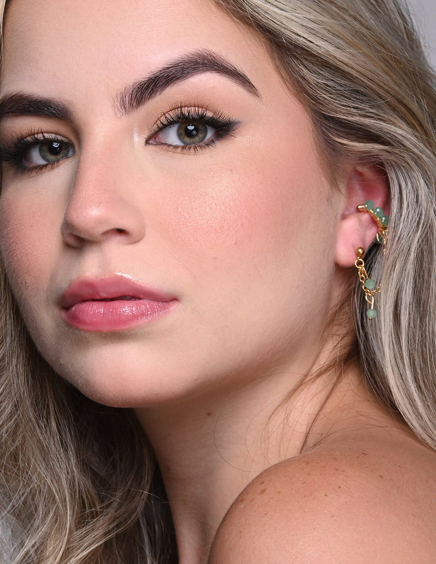 Haze Earring Green Mint. Earring In Green Mint