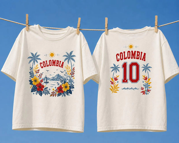 Colombia #10 Red Jersey