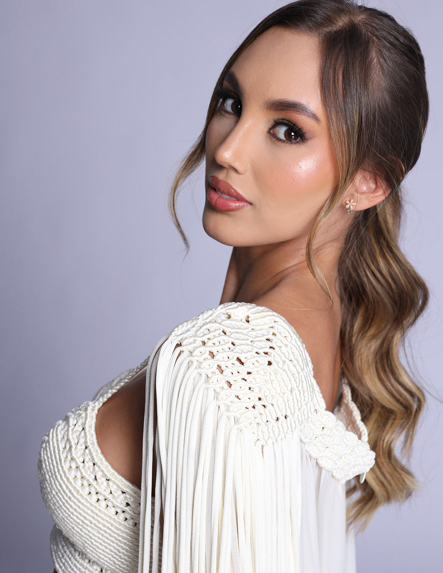 Voile Cape Ivory