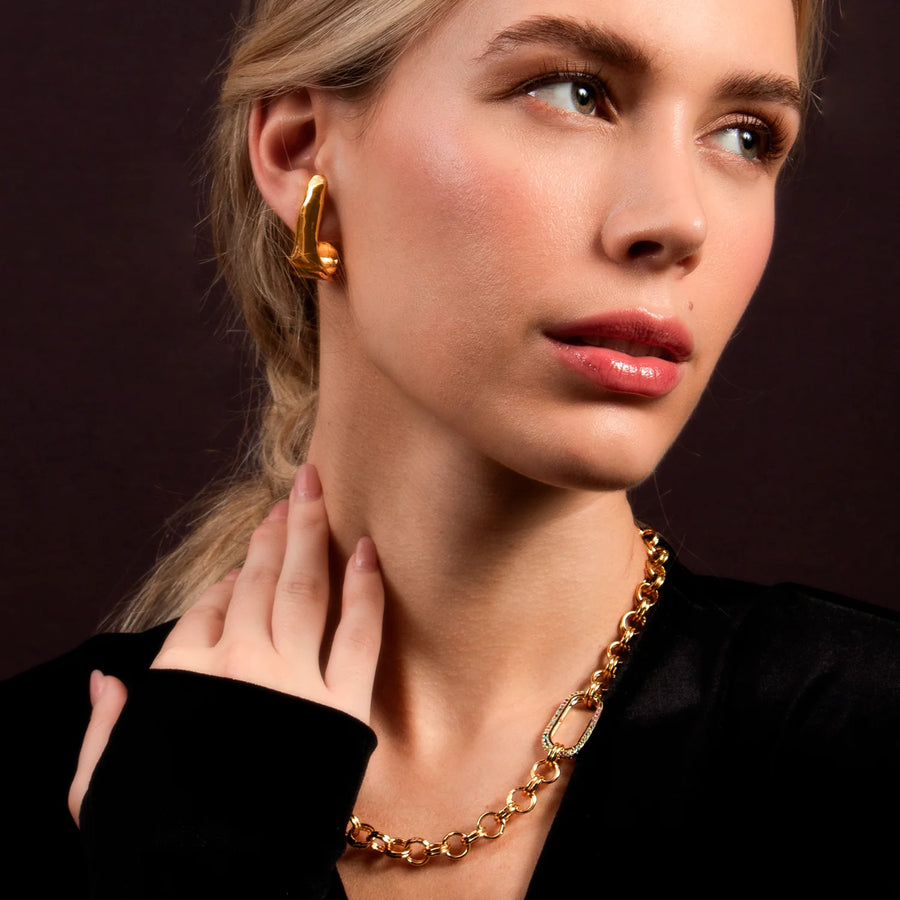 FANCY GOLDEN NECKLACE