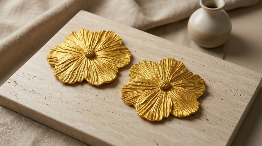 Aretes Vizzu Flor Big