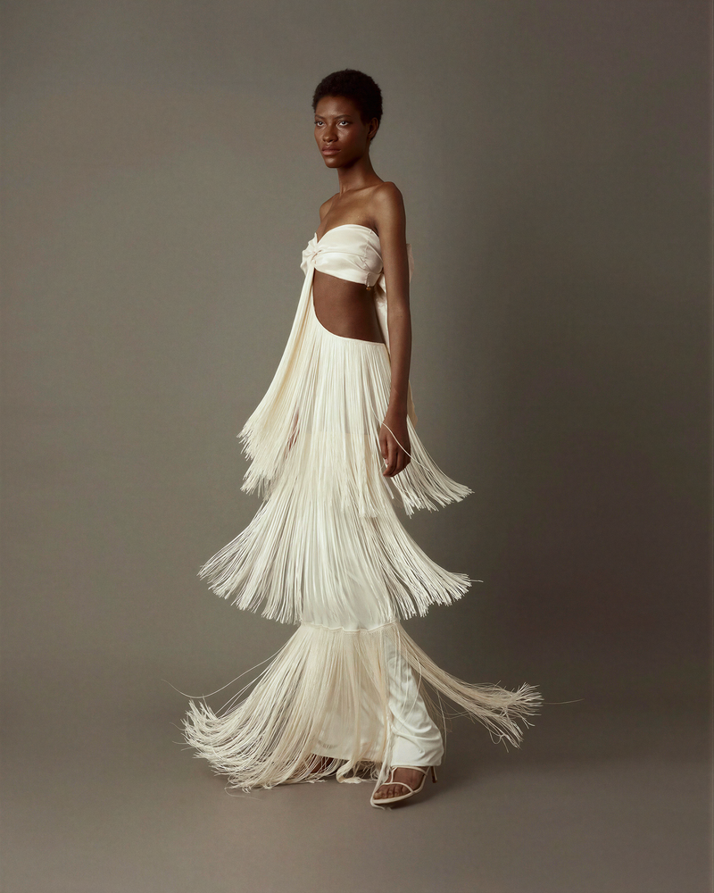 Ethnic Ambel Women White Dress