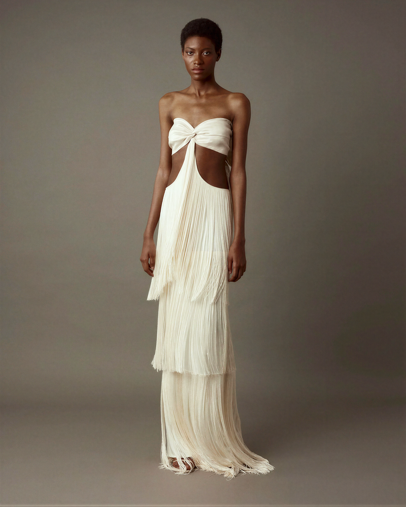 Ethnic Ambel Women White Dress