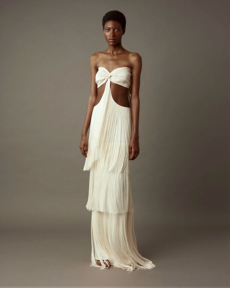 Ethnic Ambel Women White Dress