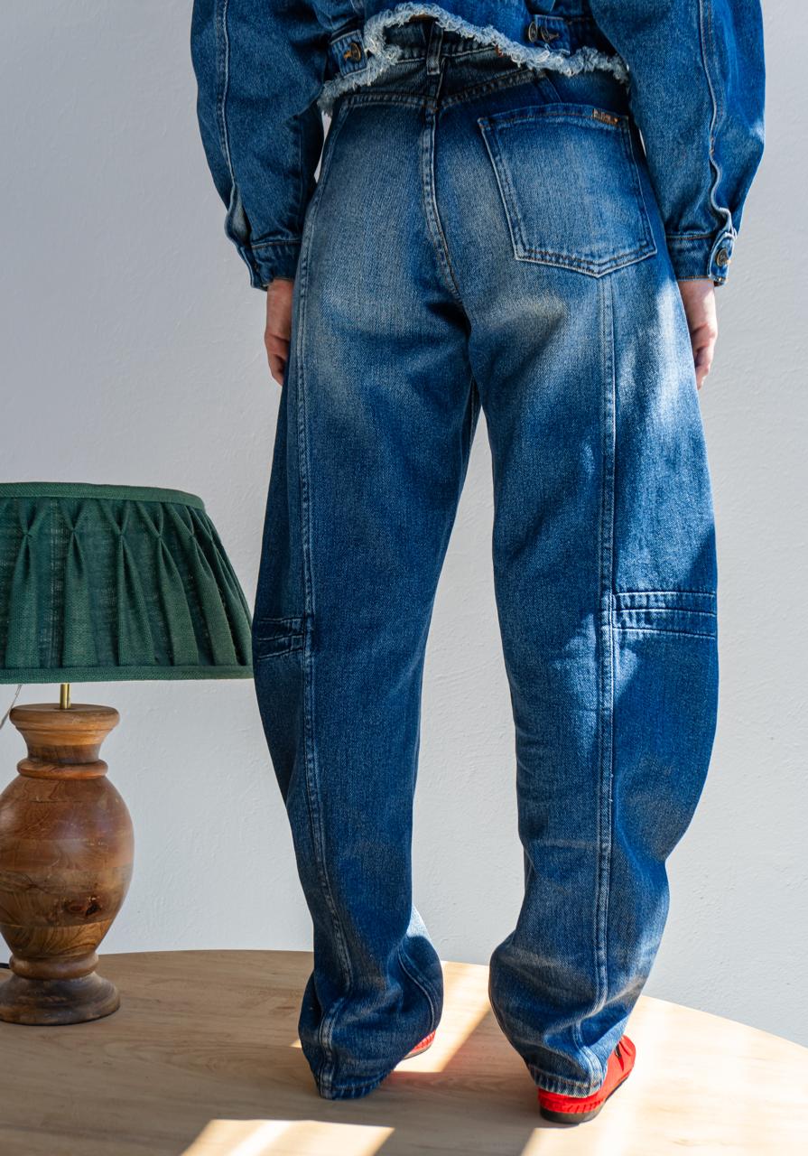 Jean Barrel Indigo